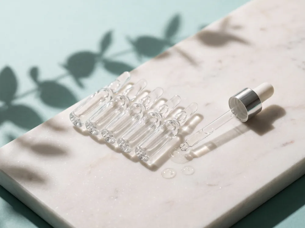 Regenerative skin serums and ampoules